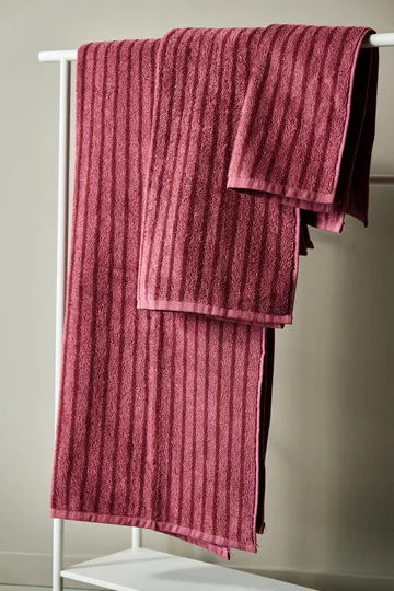 Drift タオルセット 4個 - Pink-Red - Scandi Living
