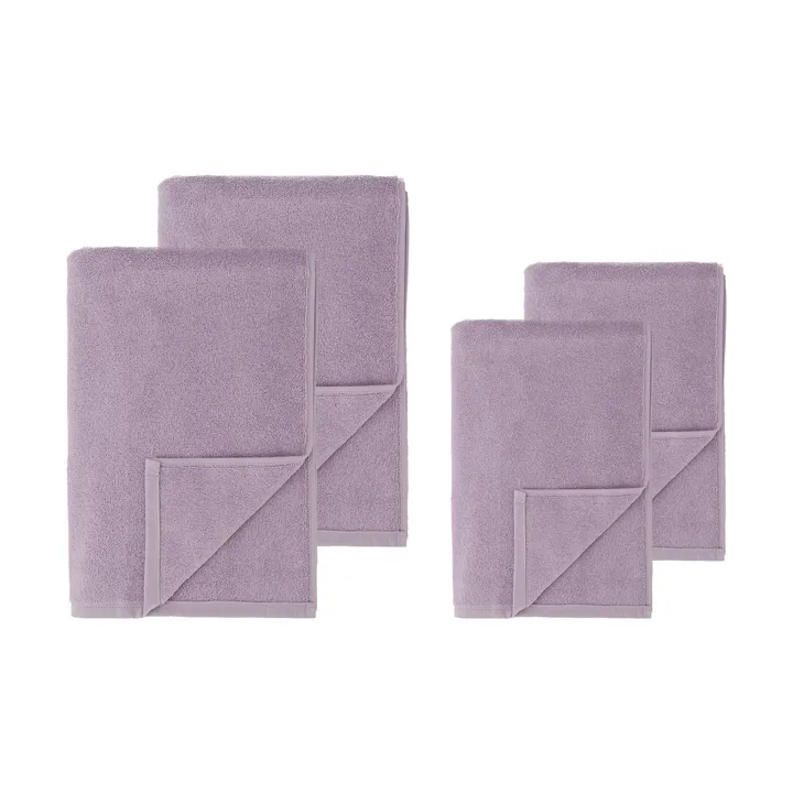 Drift タオルセット 4点セット - Purple - Scandi Living