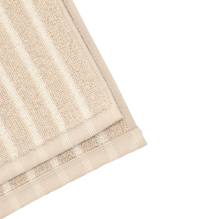 Drift タオル 50x70 cm, Beige-white Scandi Living | スカンジリビング