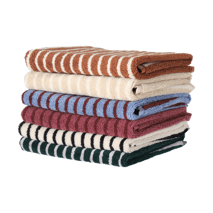 Drift タオル 50x70 cm, Beige-white Scandi Living | スカンジリビング