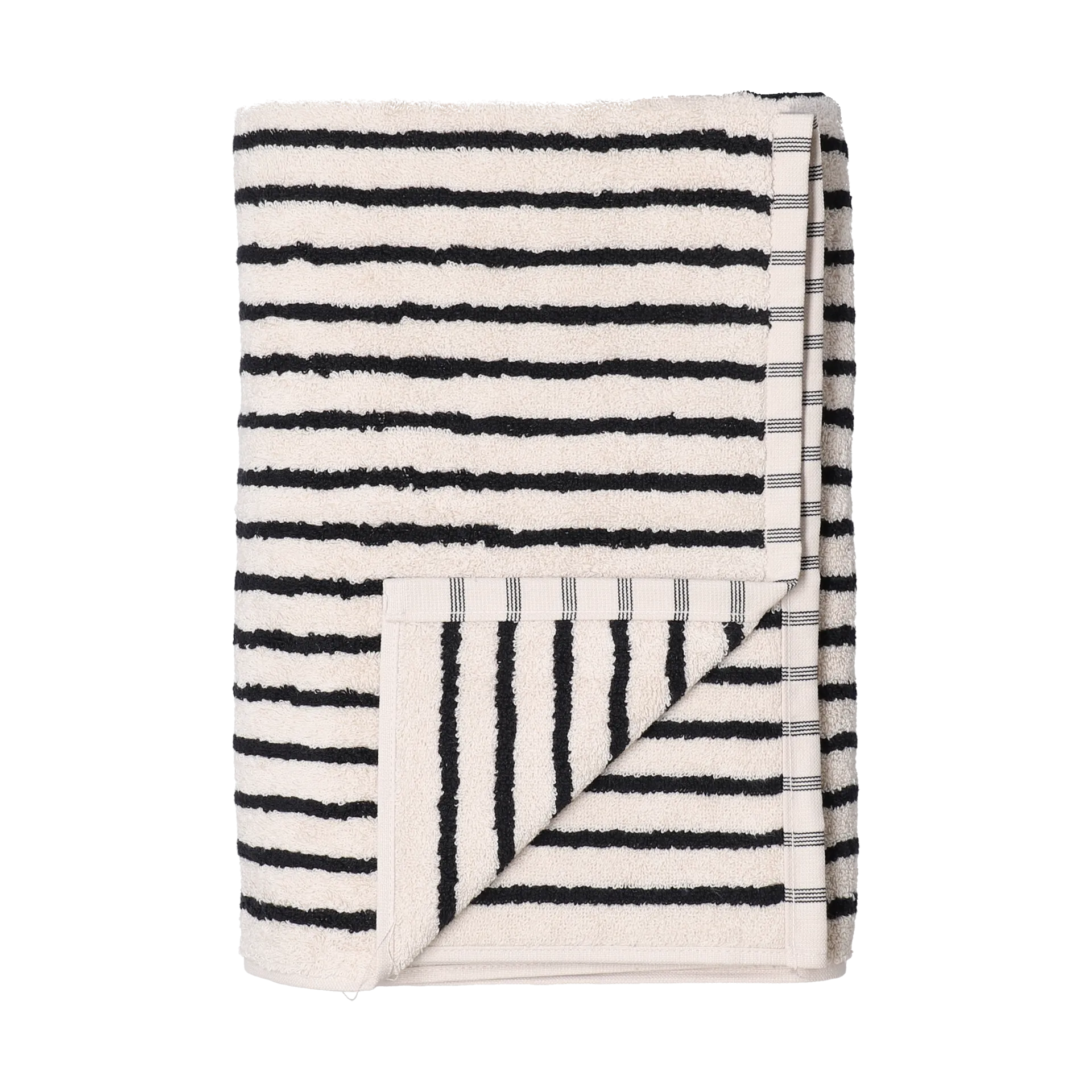 Drift タオル 50x70 cm, White-black Scandi Living | スカンジリビング