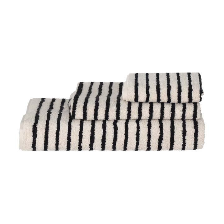 Drift バスタオル 70x140 cm, White-black Scandi Living | スカンジリビング