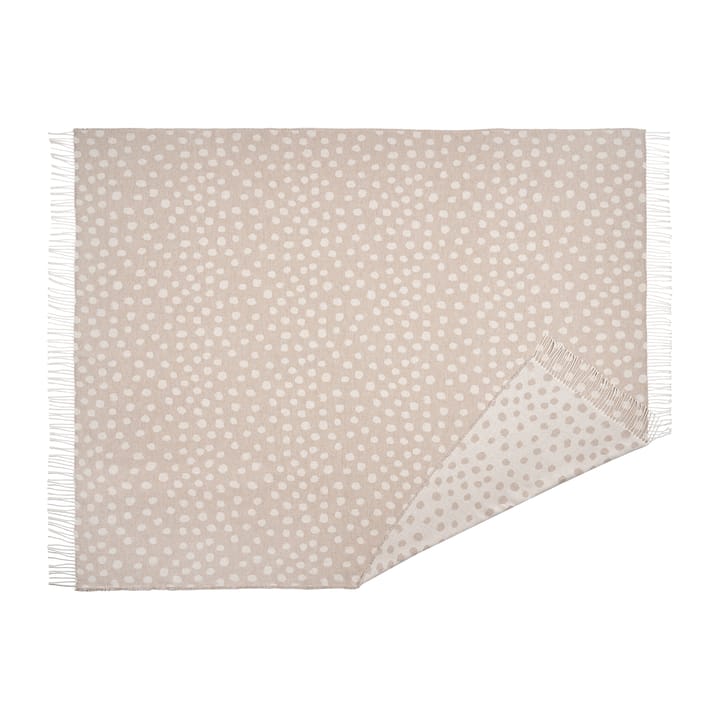 Droplets コットンスロー 130x185 cm, Beige Scandi Living | スカンジリビング