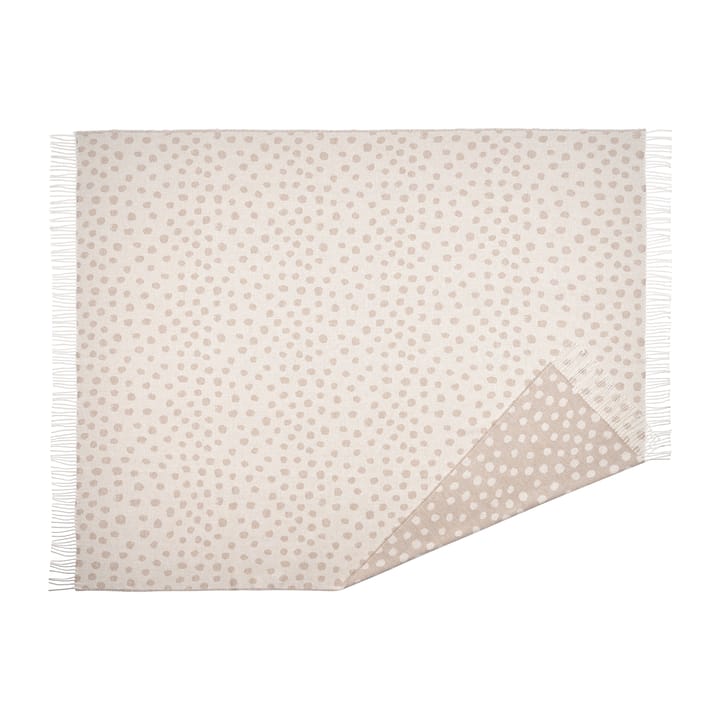 Droplets コットンスロー 130x185 cm, Beige Scandi Living | スカンジリビング