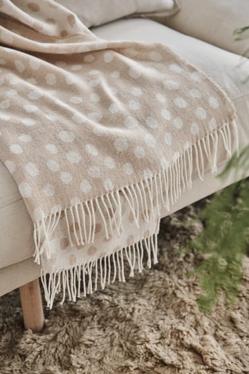 Droplets コットンスロー 130x185 cm - Beige - Scandi Living | スカンジリビング