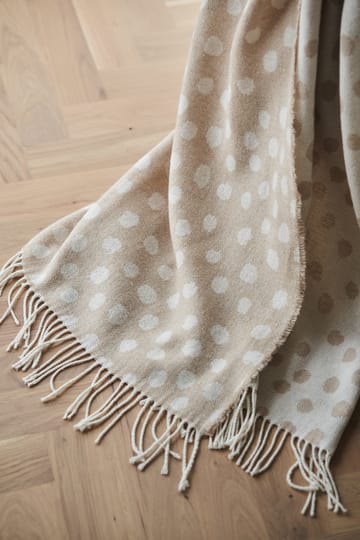 Droplets コットンスロー 130x185 cm - Beige - Scandi Living | スカンジリビング
