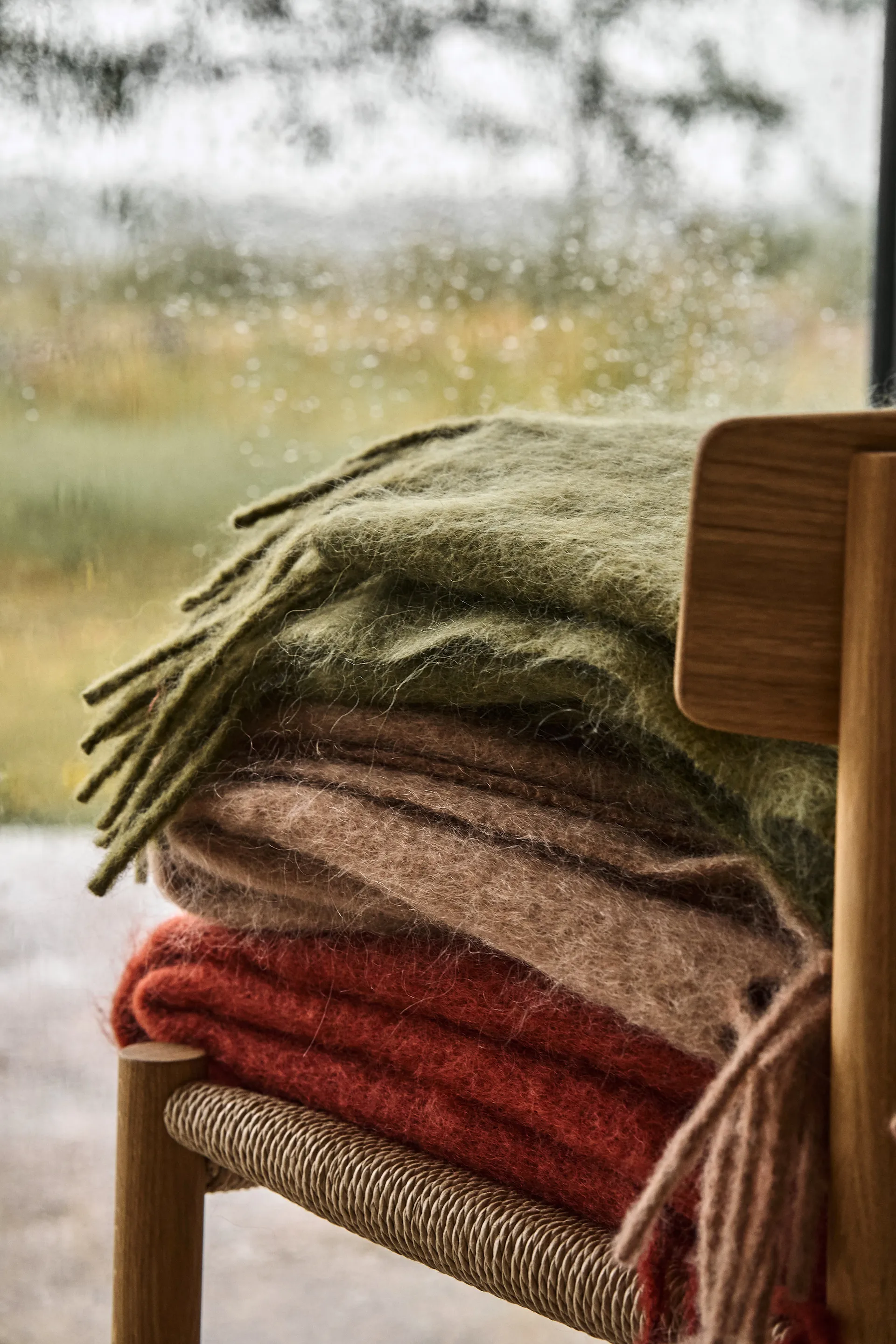 Dune モヘアブランケット 130x170 cm, Ice blue Scandi Living | スカンジリビング