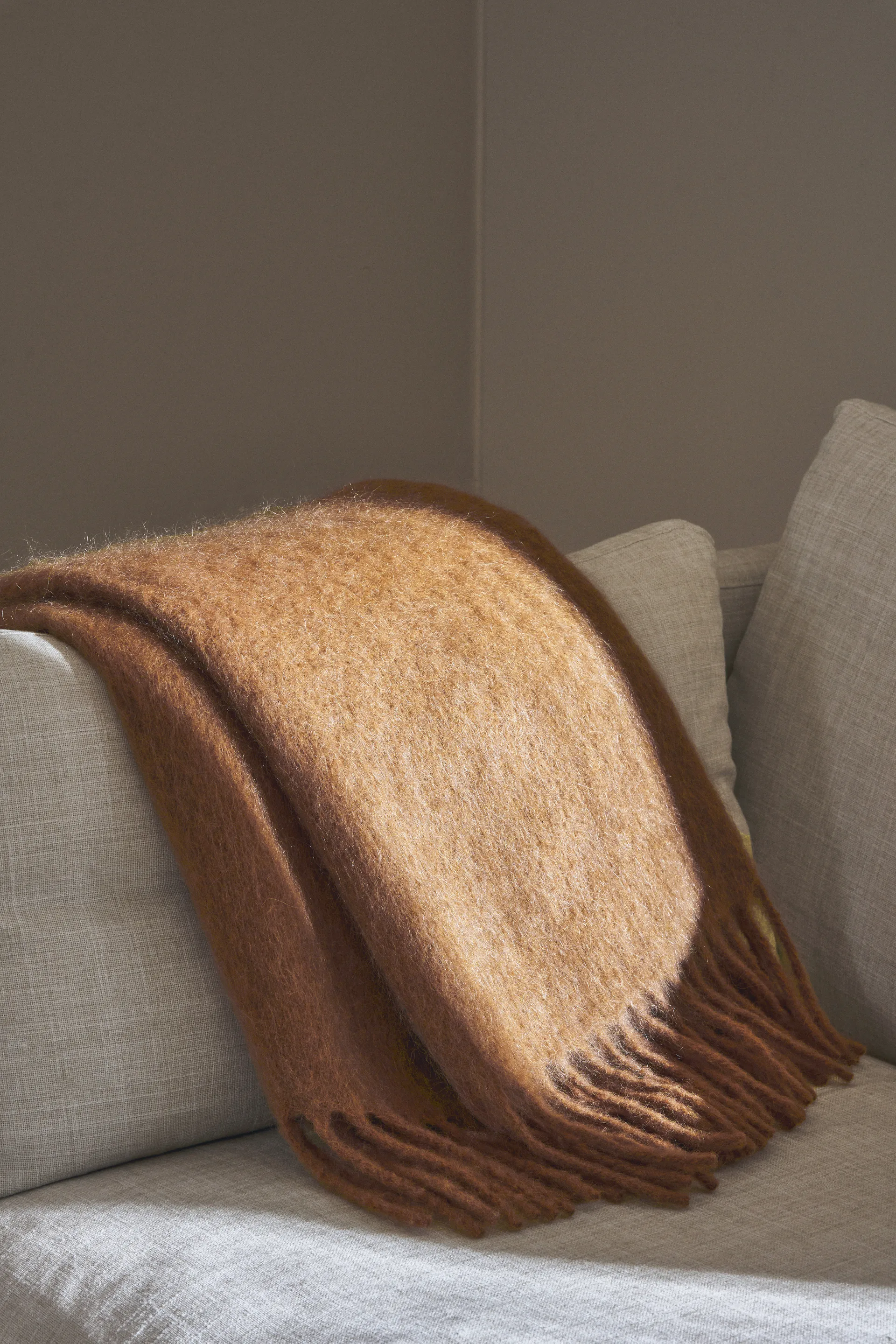 Dune モヘアブランケット 130x170 cm, Wheat Scandi Living | スカンジリビング