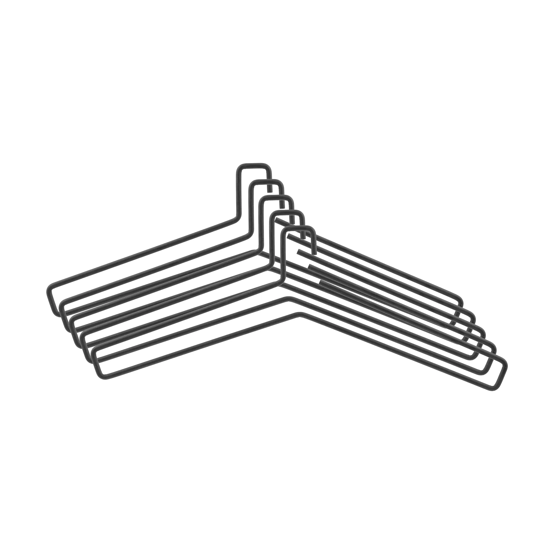 Edge ハンガー 5個, Black Scandi Living | スカンジリビング