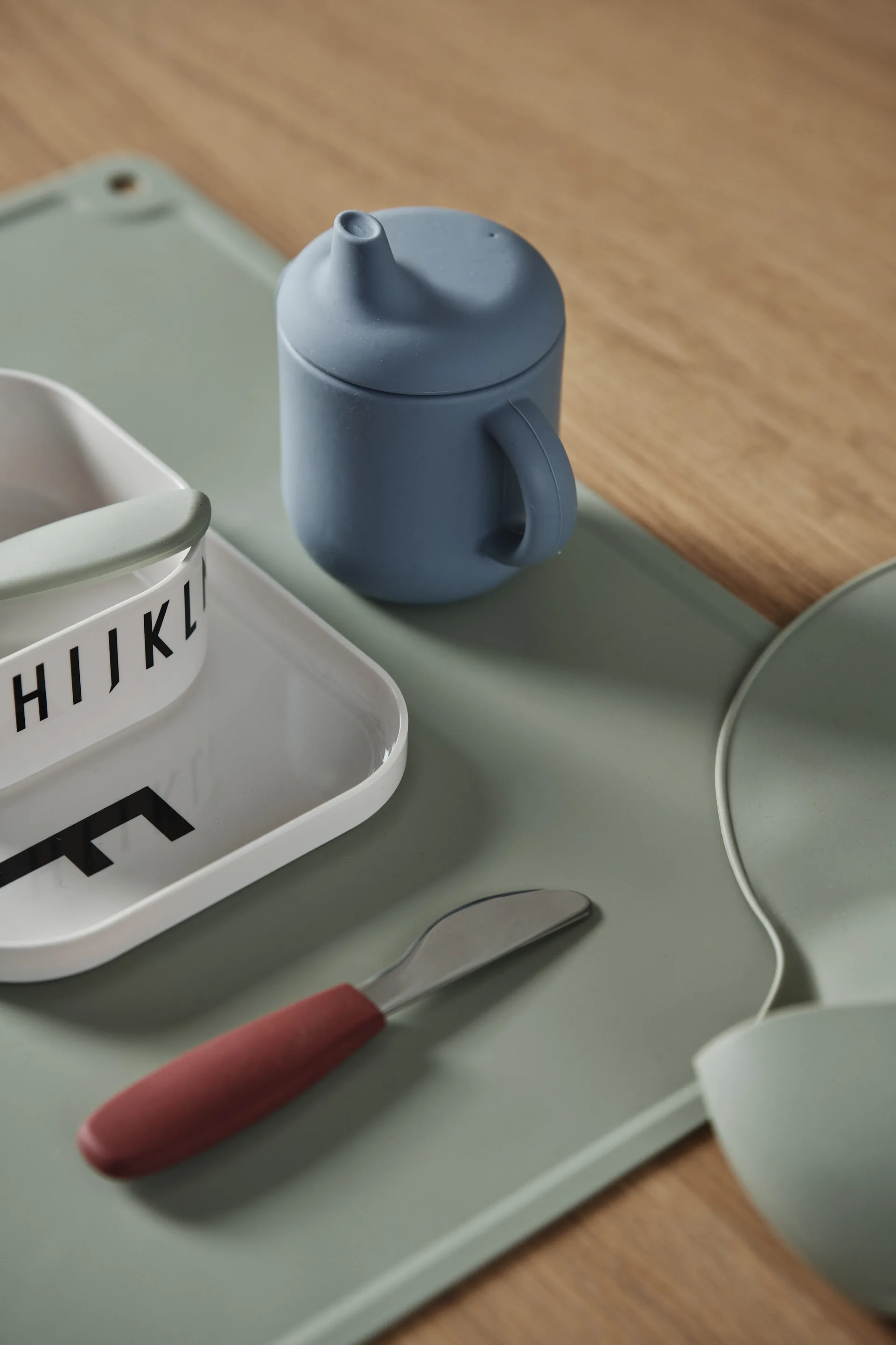 Elvie シッピーカップ シリコン 180 ml, Blue Scandi Living | スカンジリビング