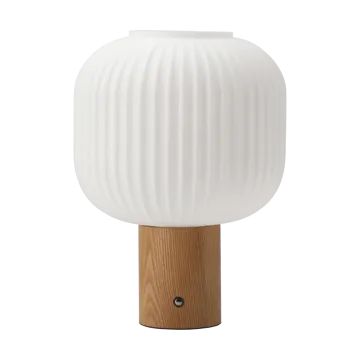 Fair ポータブルテーブルランプ - Frosted glass-ash - Scandi Living | スカンジリビング