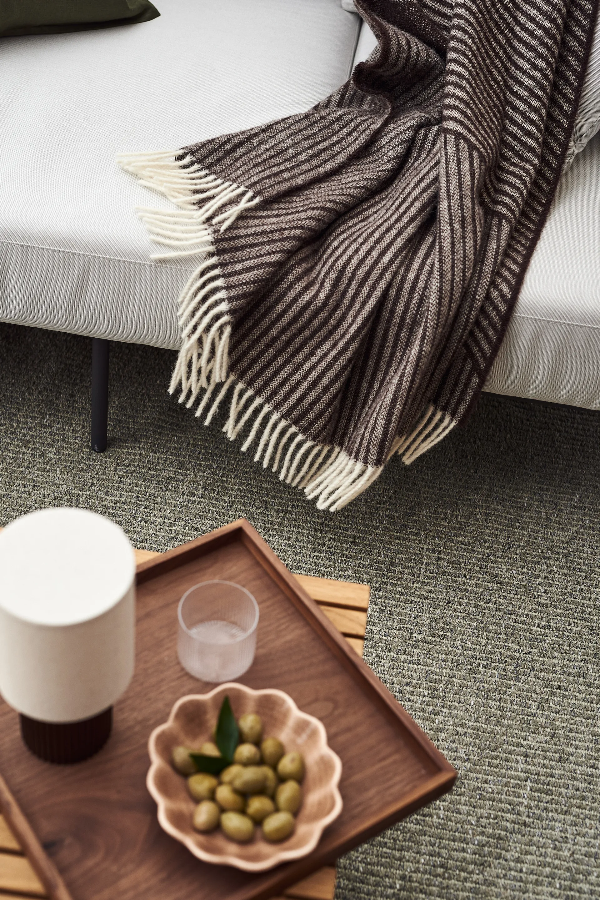 Fallow ラグ dusty green, 150x200 cm Scandi Living | スカンジリビング