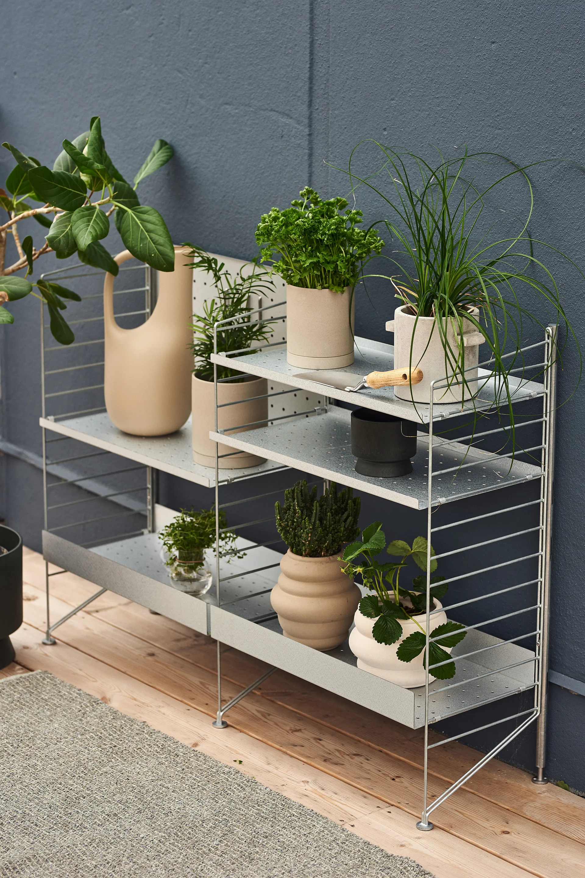 Fallow ラグ dusty green, 70x250cm Scandi Living | スカンジリビング