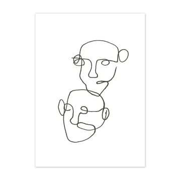 Figurative ポスター black - 30x40 cm - Scandi Living | スカンジリビング