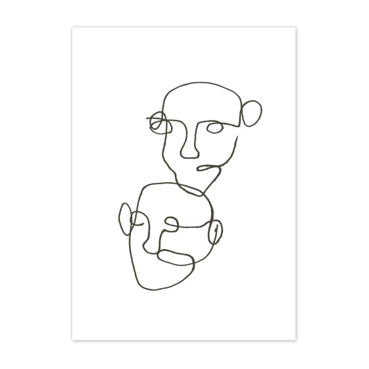 Figurative ポスター black - 30x40 cm - Scandi Living | スカンジリビング
