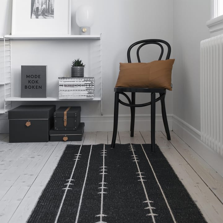 Fir ラグ ヌード-ブラック, 70x250 cm Scandi Living | スカンジリビング