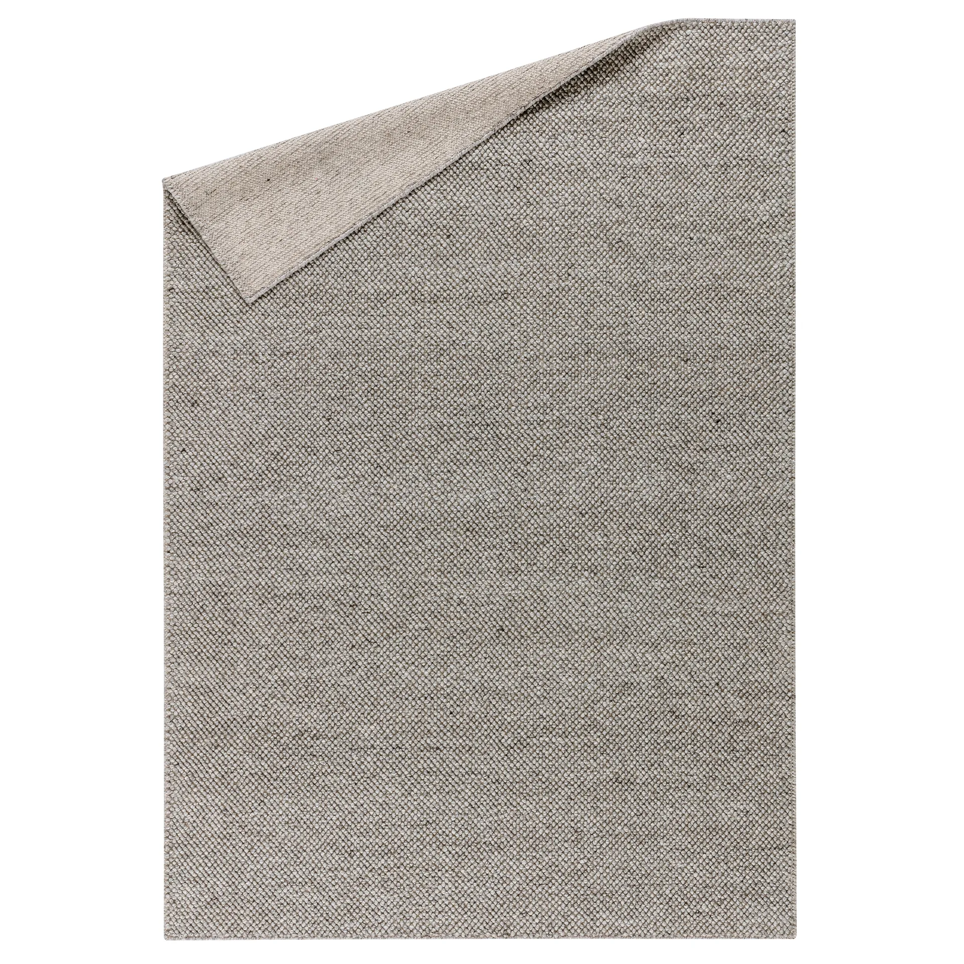 Flock ウールカーペット ネイチャー グレー, 170x240 cm Scandi Living | スカンジリビング