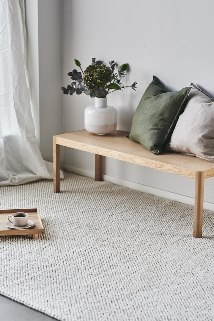 Flock ウールカーペット natural white, 170x240 cm Scandi Living | スカンジリビング