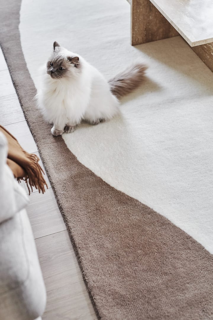 Flow ウールカーペット white-beige, 200x300 cm Scandi Living | スカンジリビング