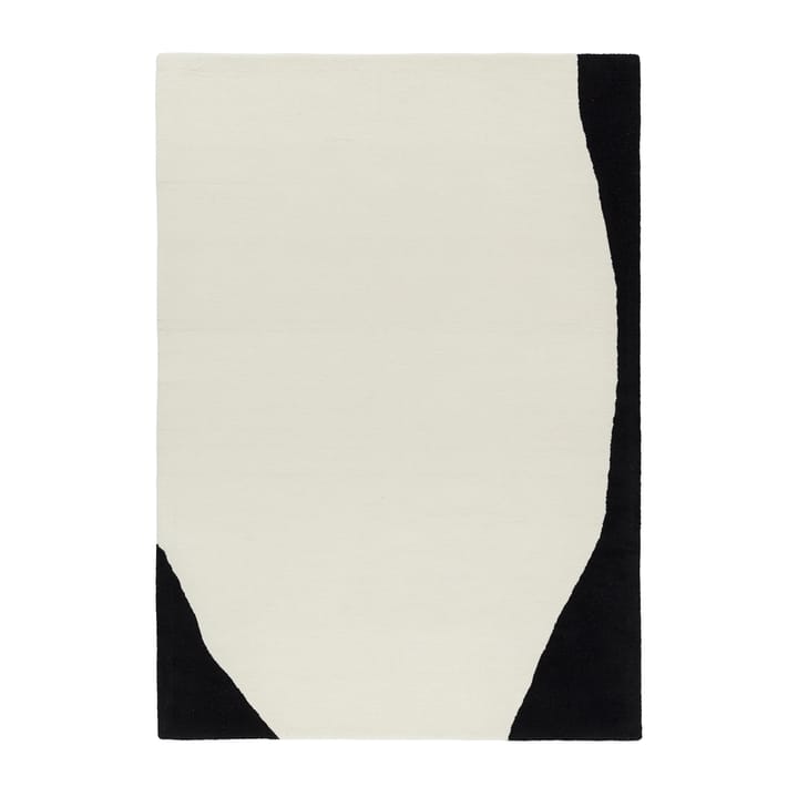 Flow ウールカーペット white-black, 170x240 cm Scandi Living | スカンジリビング