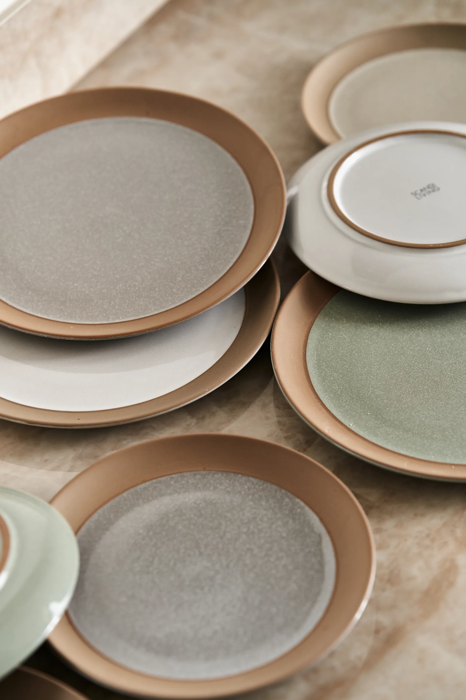 Fossil スモールプレート Ø21 cm, Beige Scandi Living | スカンジリビング