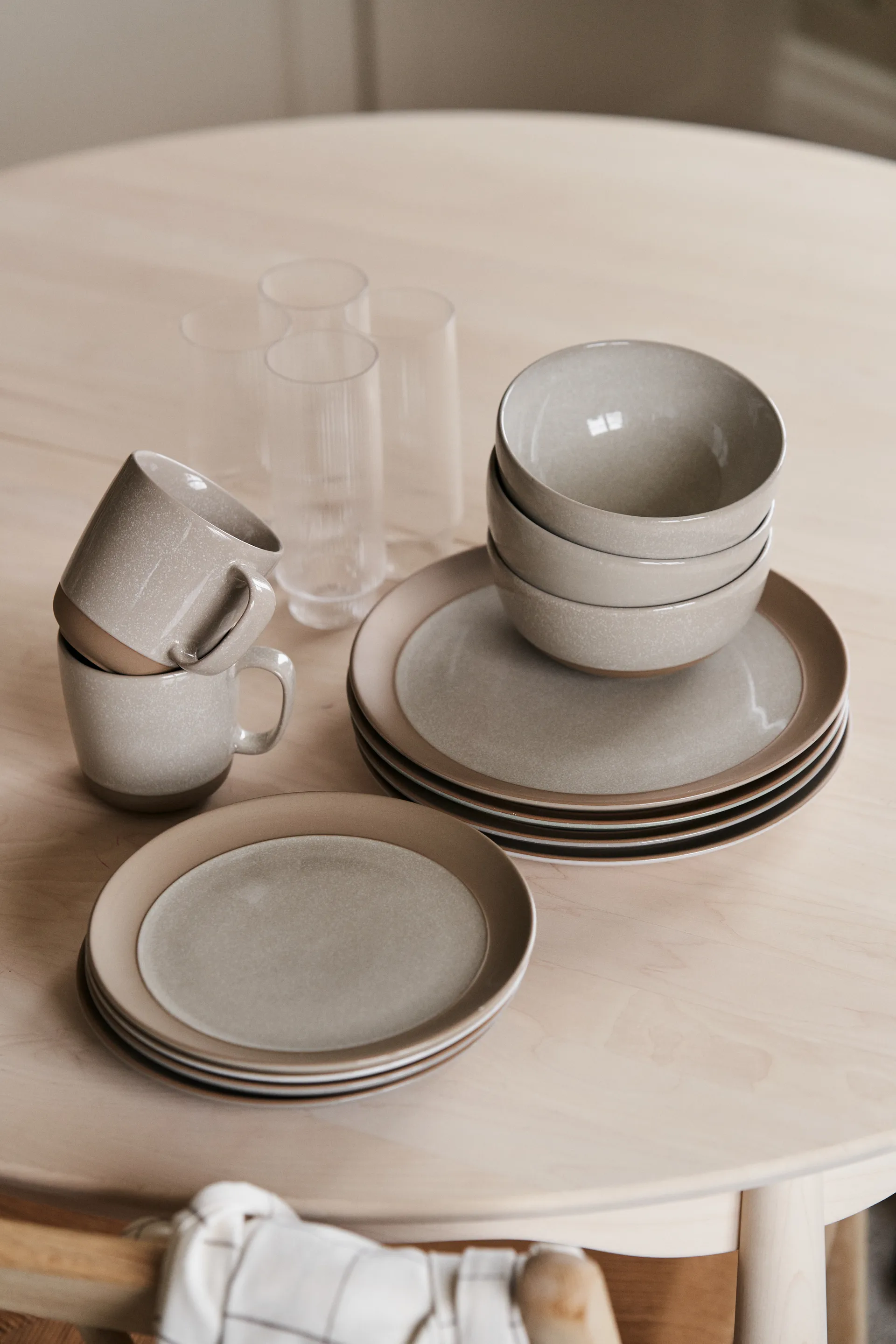 Fossil プレート Ø26 cm, Beige Scandi Living | スカンジリビング