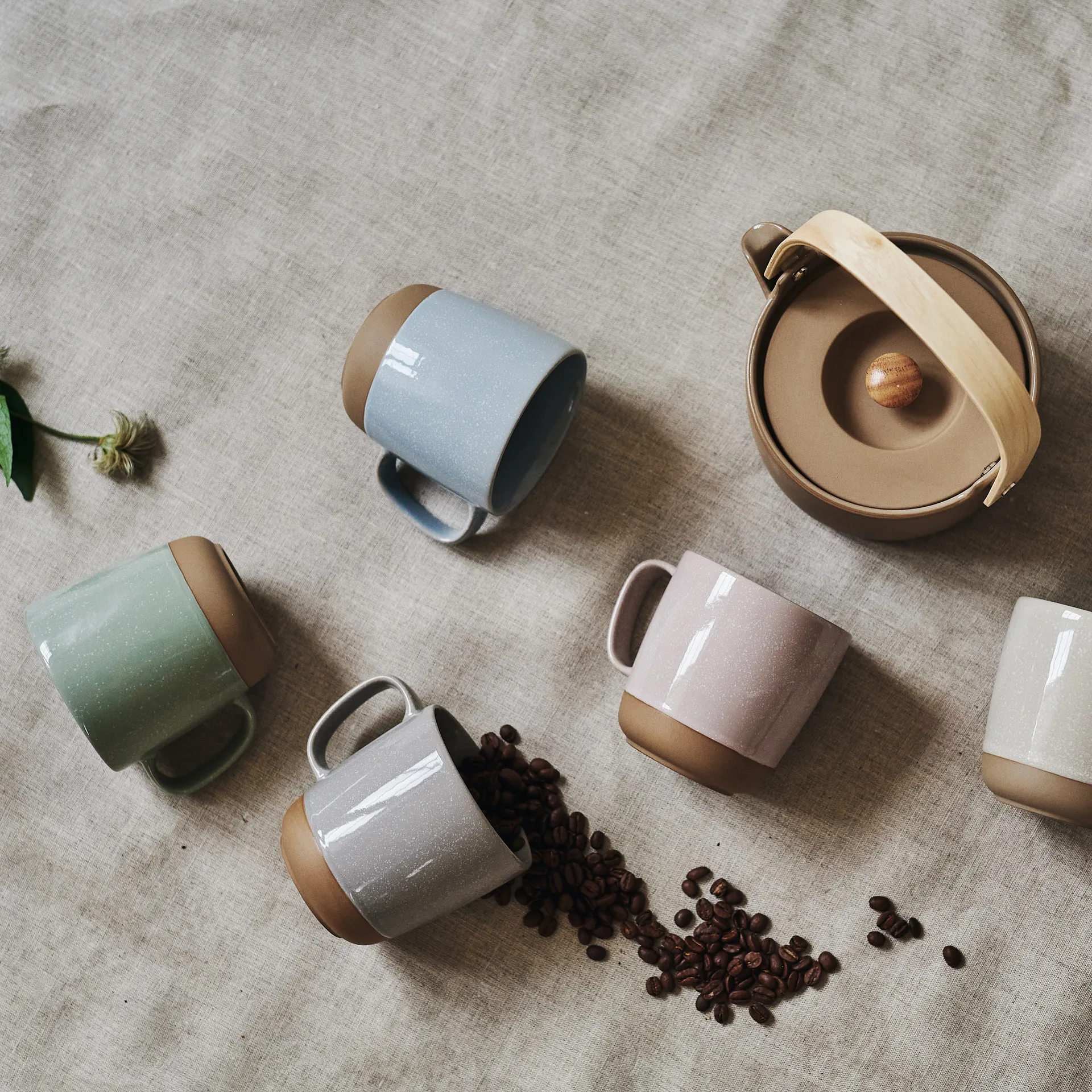 Fossil マグ 35 cl, beige Scandi Living | スカンジリビング