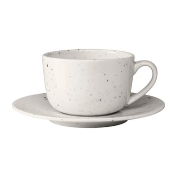 Freckle ソーサー付きカップ 26 cl - White - Scandi Living | スカンジリビング