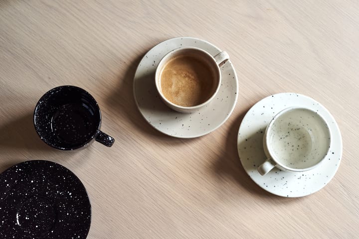 Freckle ソーサー付きカップ 26 cl, White Scandi Living | スカンジリビング