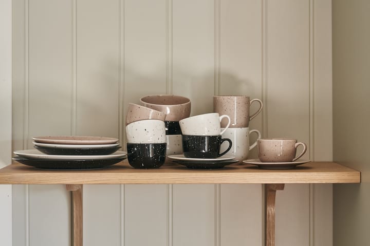 Freckle ソーサー付きカップ 26 cl, White Scandi Living | スカンジリビング