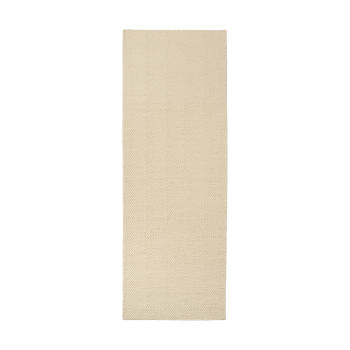 Furrow ウールラグ natural white - 80x240 cm - Scandi Living | スカンジリビング
