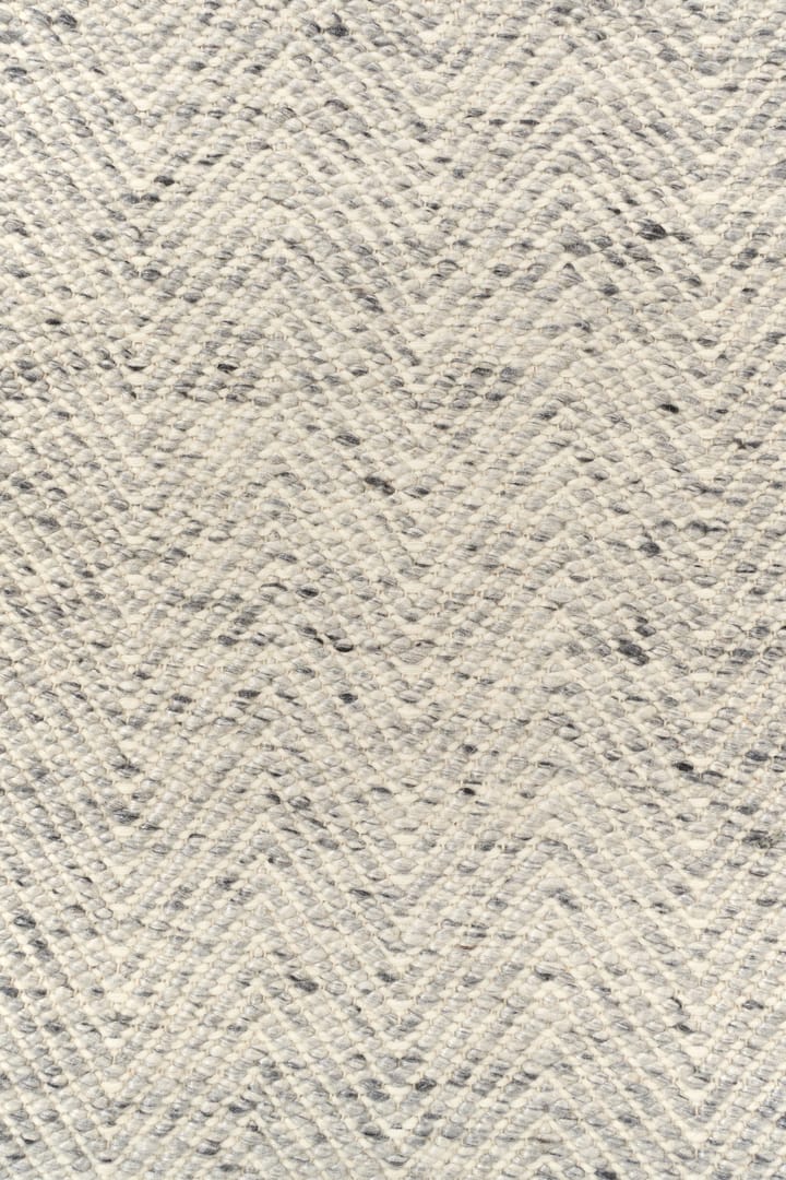 Furrow ウールラグ natural white/grey, 200x300 cm Scandi Living | スカンジリビング