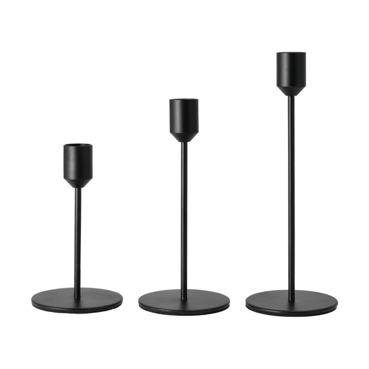Glare キャンドルホルダー 18 cm, Black Scandi Living | スカンジリビング
