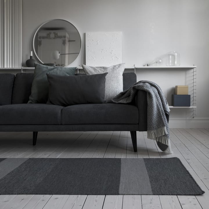 Granite ウールラグ ダークグレー, 80x240 cm Scandi Living | スカンジリビング