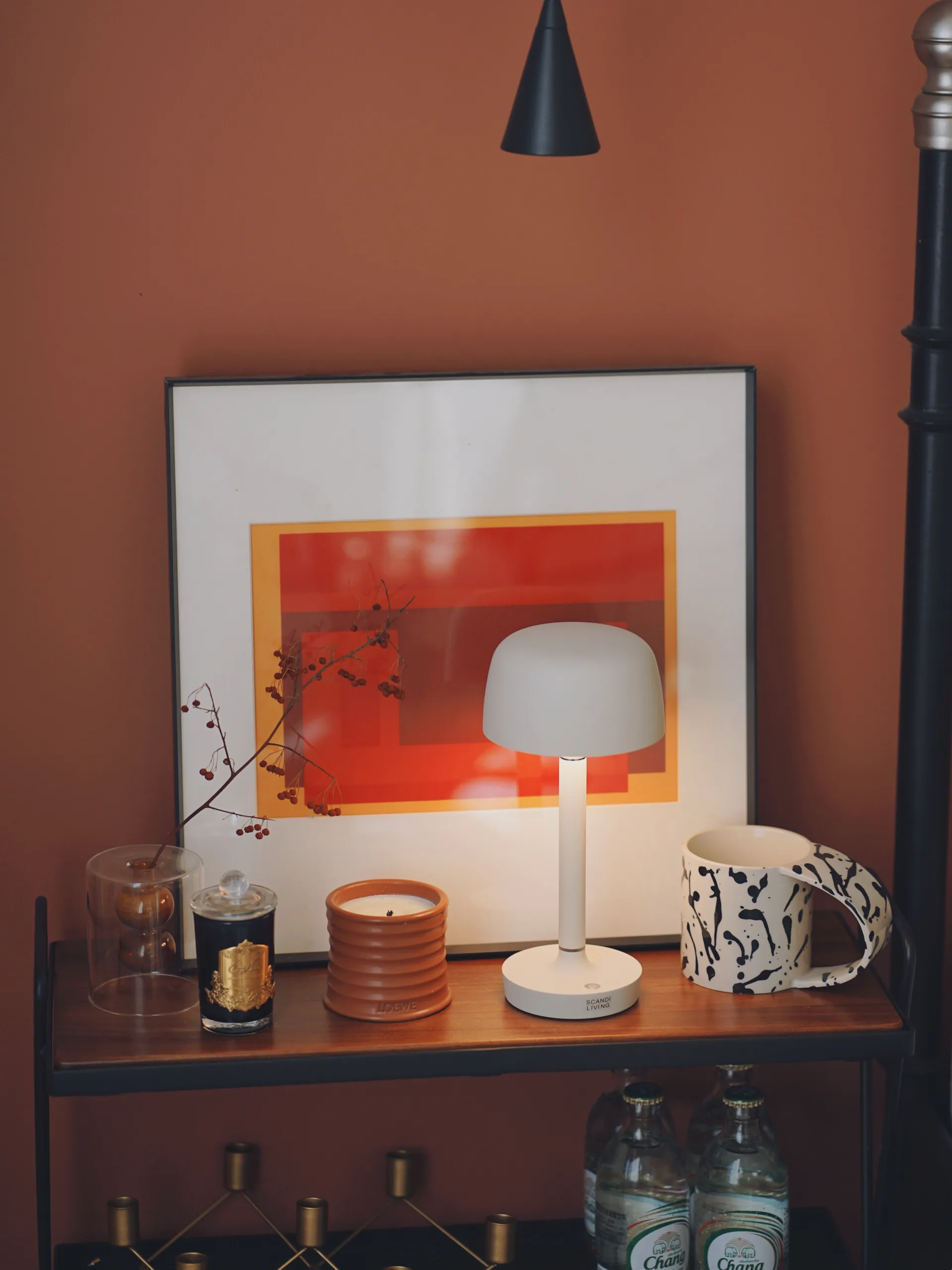 Halo ポータブルランプ 25.5 cm, Beige Scandi Living | スカンジリビング