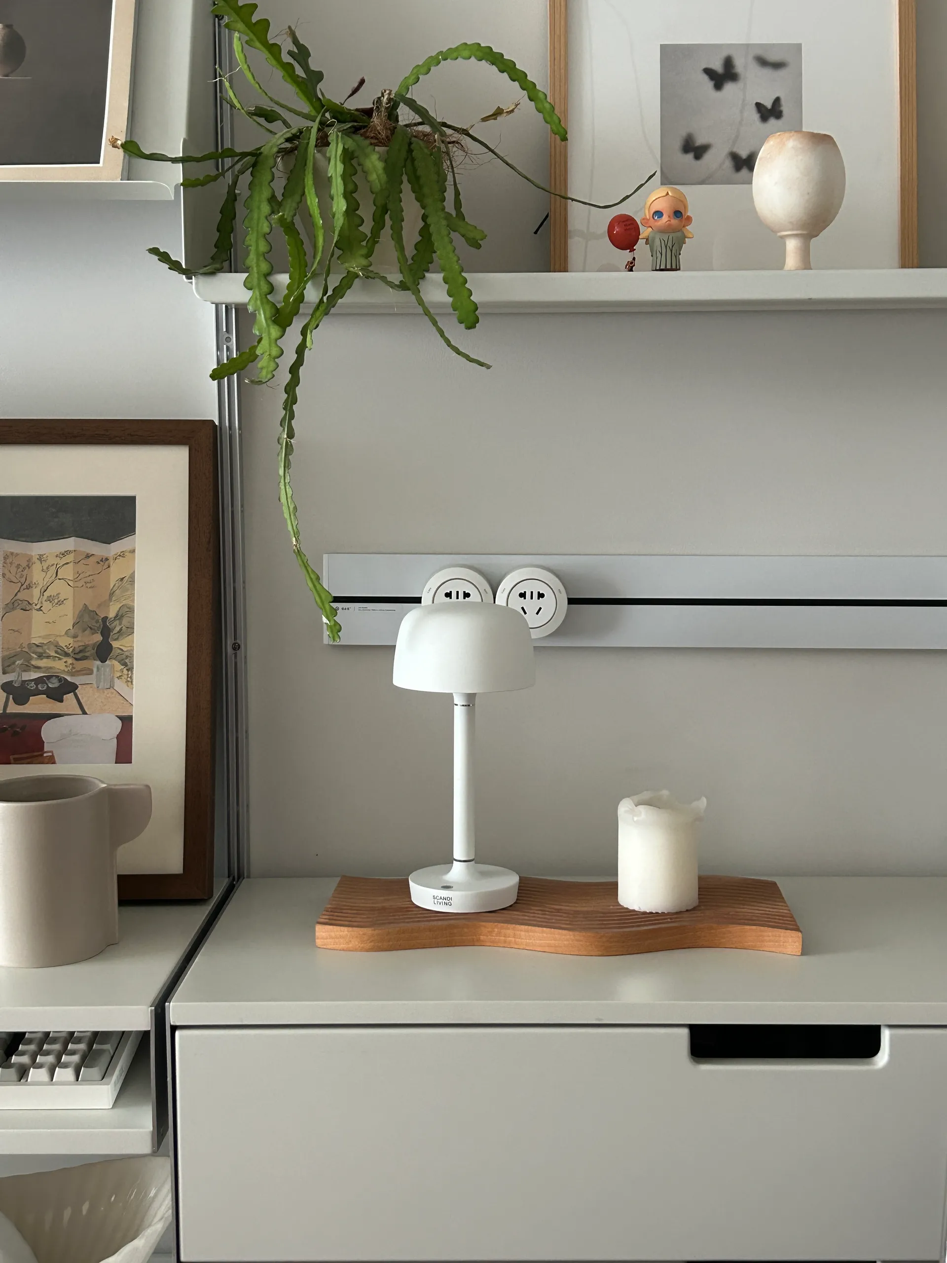 Halo ポータブルランプ 25.5 cm, White Scandi Living | スカンジリビング