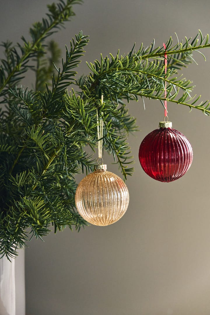 Holiday オーナメント 6個セット, Red Scandi Living | スカンジリビング