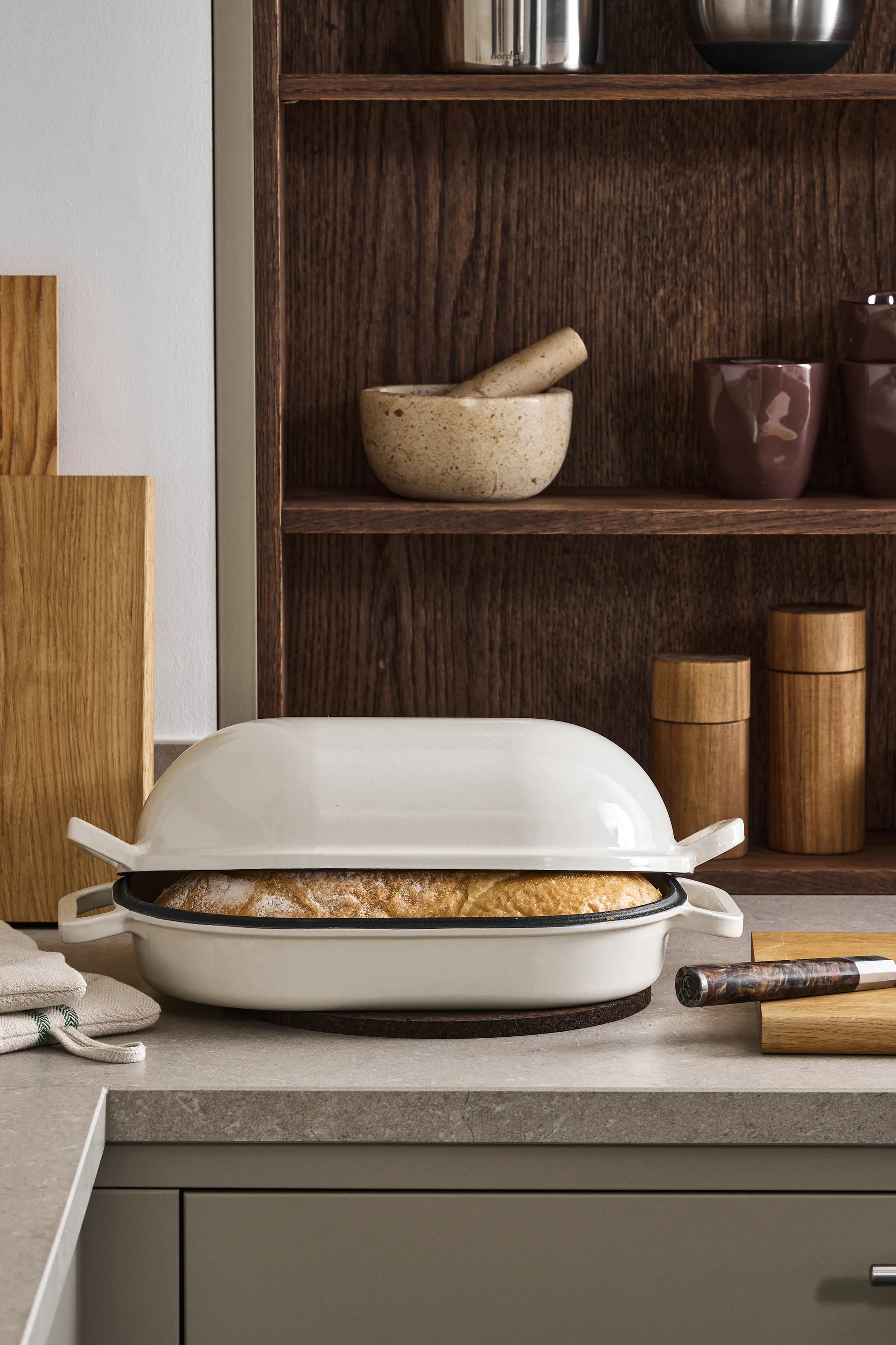 Hollow ソルトグラインダー 13 cm, Acacia Scandi Living | スカンジリビング