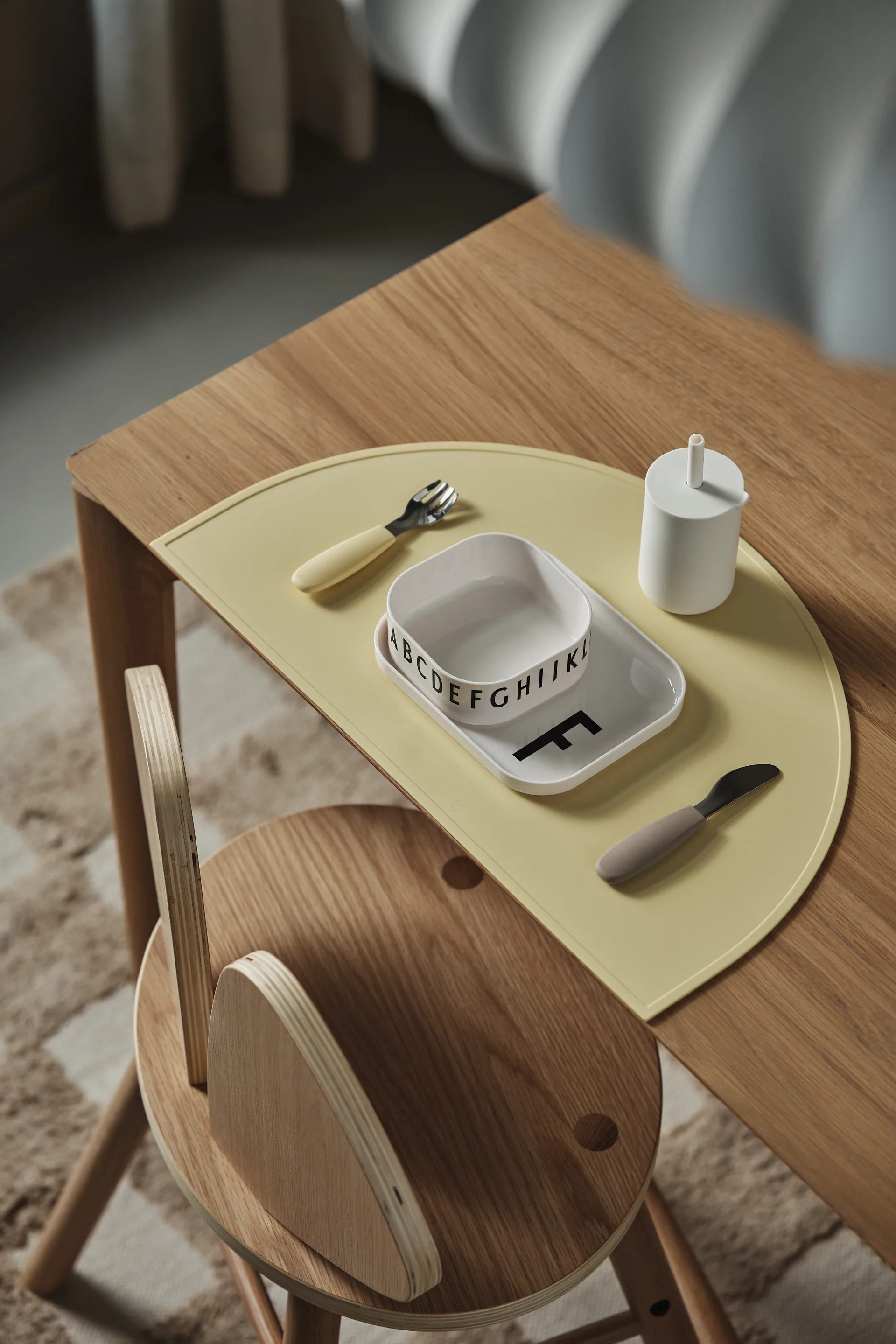 Idun マグ & シリコンストロー 120 ml, Vanilla Scandi Living | スカンジリビング