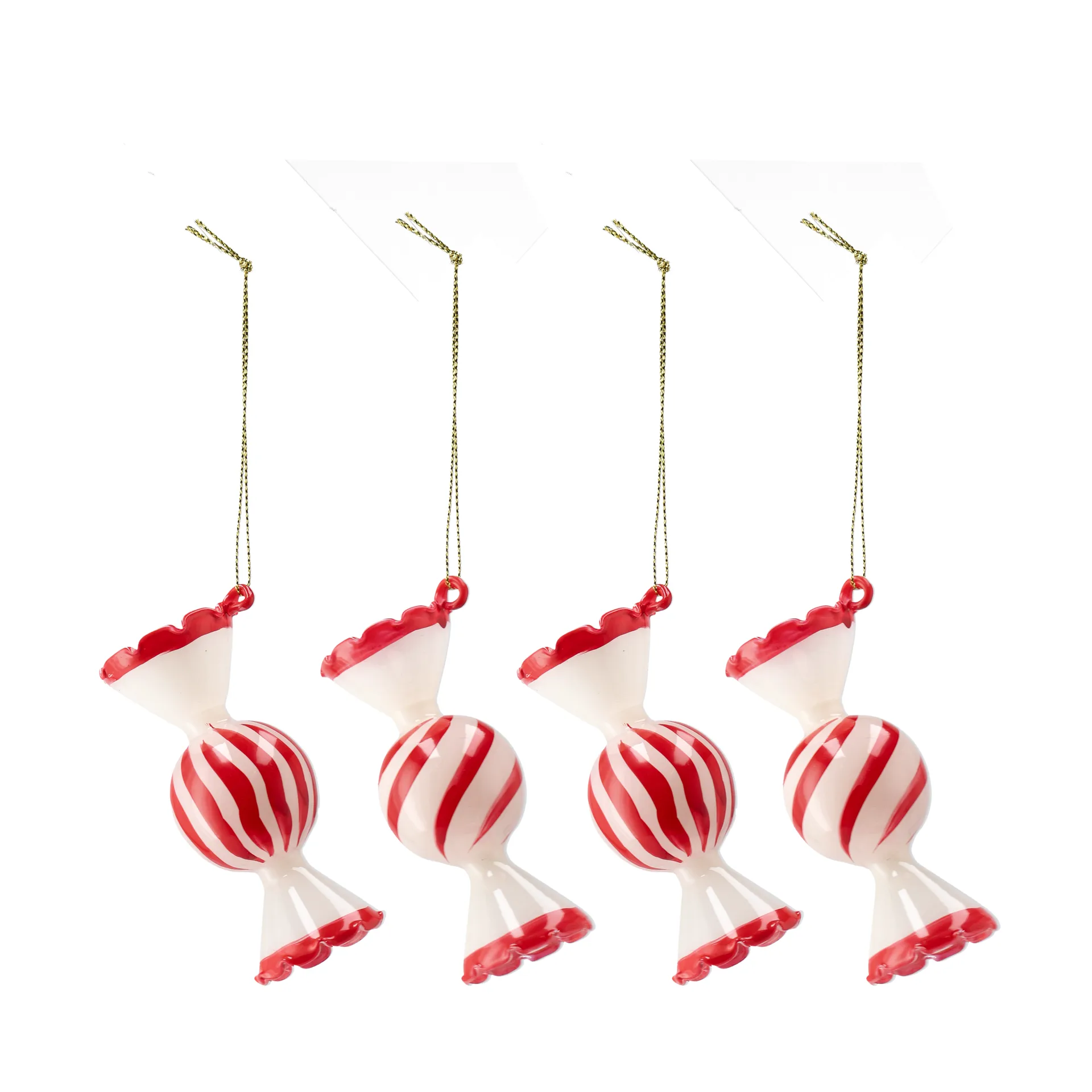 Jolly クリスマスオーナメント 4個, Red Scandi Living | スカンジリビング