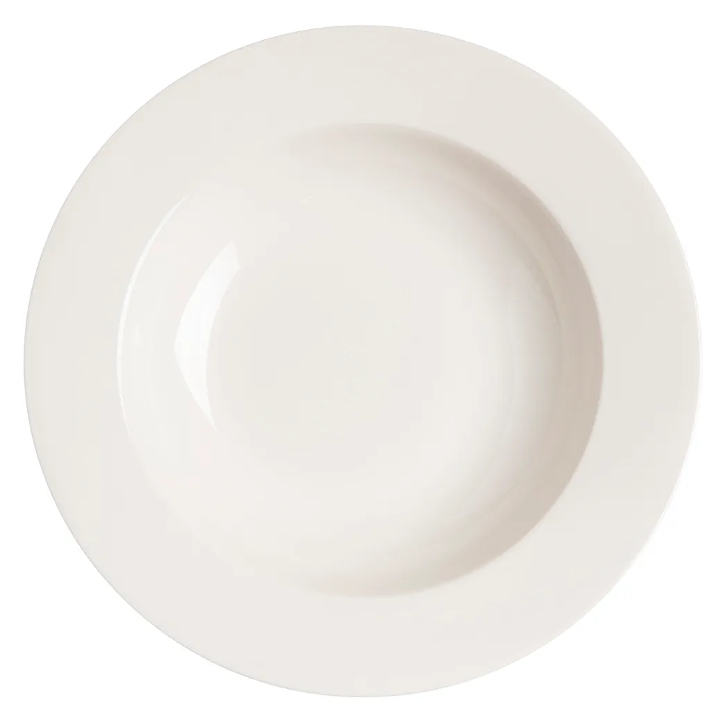 Kalk ディーププレート 23 cm, white Scandi Living | スカンジリビング