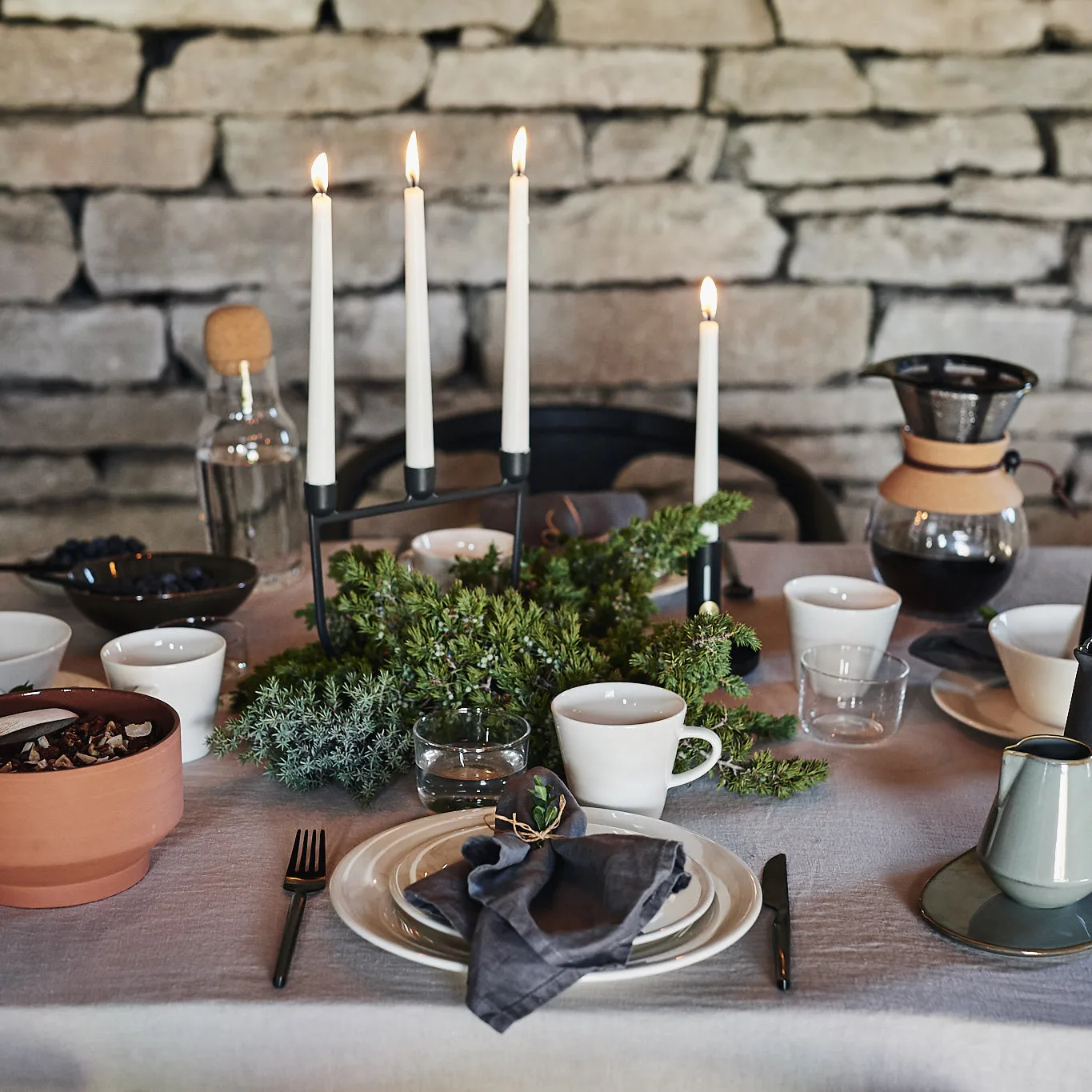 Kalk プレート 28 cm, white Scandi Living | スカンジリビング