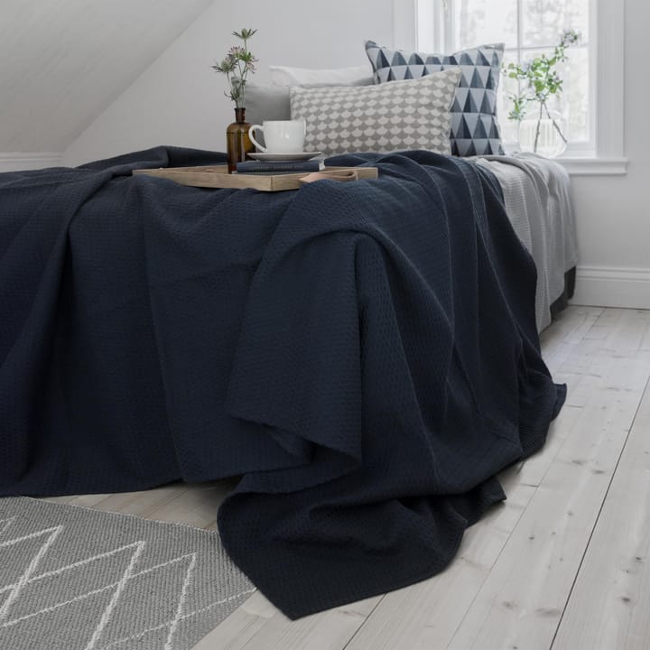 Kimono ベッドスプレッド 139x260 cm, storm blue Scandi Living | スカンジリビング