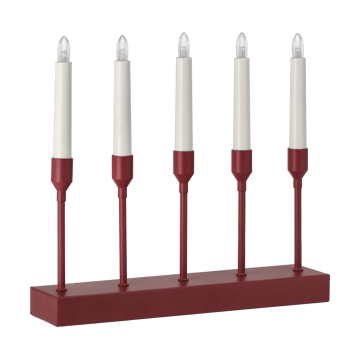 Kindle ポータブルアドベントキャンドルホルダー 30 cm - Dark red - Scandi Living | スカンジリビング