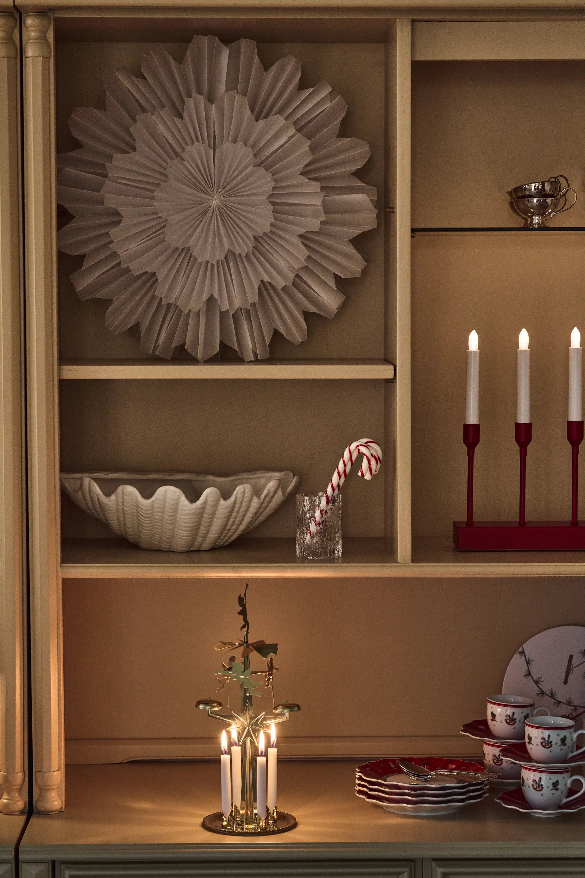 Kindle ポータブルアドベントキャンドルホルダー 30 cm, Dark red Scandi Living | スカンジリビング