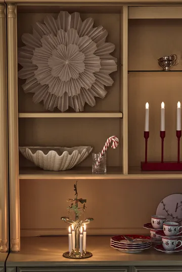 Kindle ポータブルアドベントキャンドルホルダー 30 cm - Dark red - Scandi Living | スカンジリビング