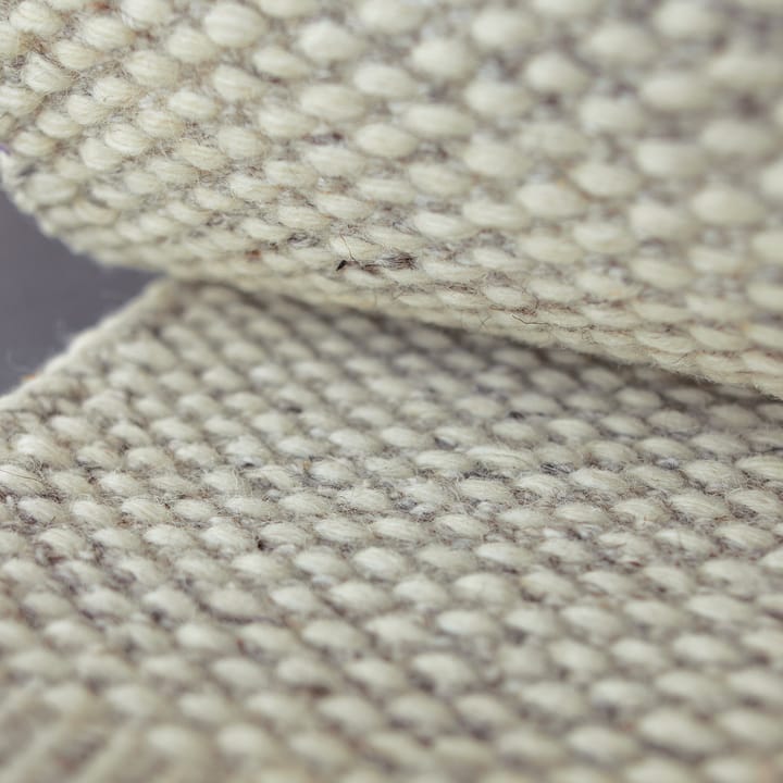 Lea ウールカーペット ネイチャー ホワイト, 80x240 cm Scandi Living | スカンジリビング