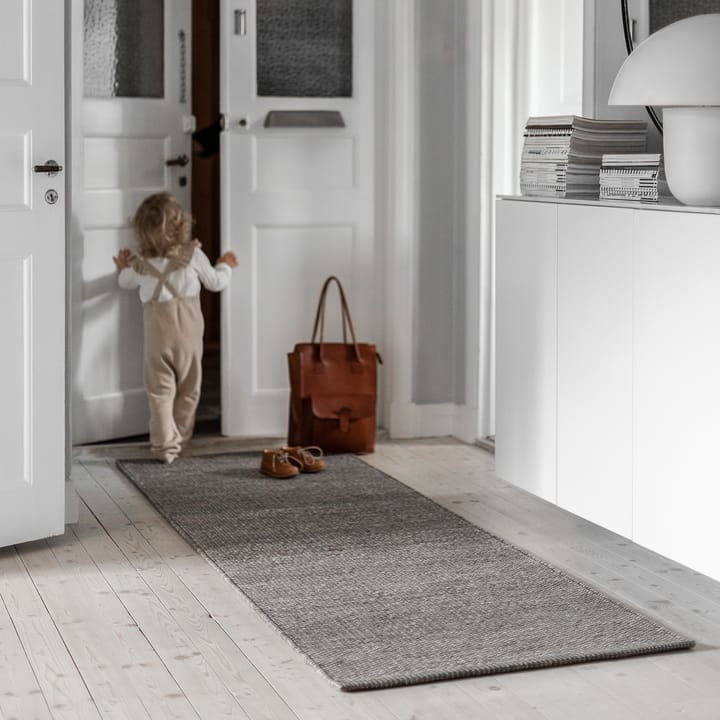 Lea ウールカーペット ナチュラルグレー, 80x240 cm Scandi Living | スカンジリビング