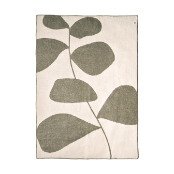 Leaf ウールブランケット 130x180 cm - Khaki green - Scandi Living | スカンジリビング