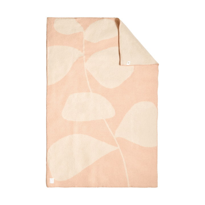 Leaf ウールブランケット 130x180 cm, Peach Scandi Living | スカンジリビング